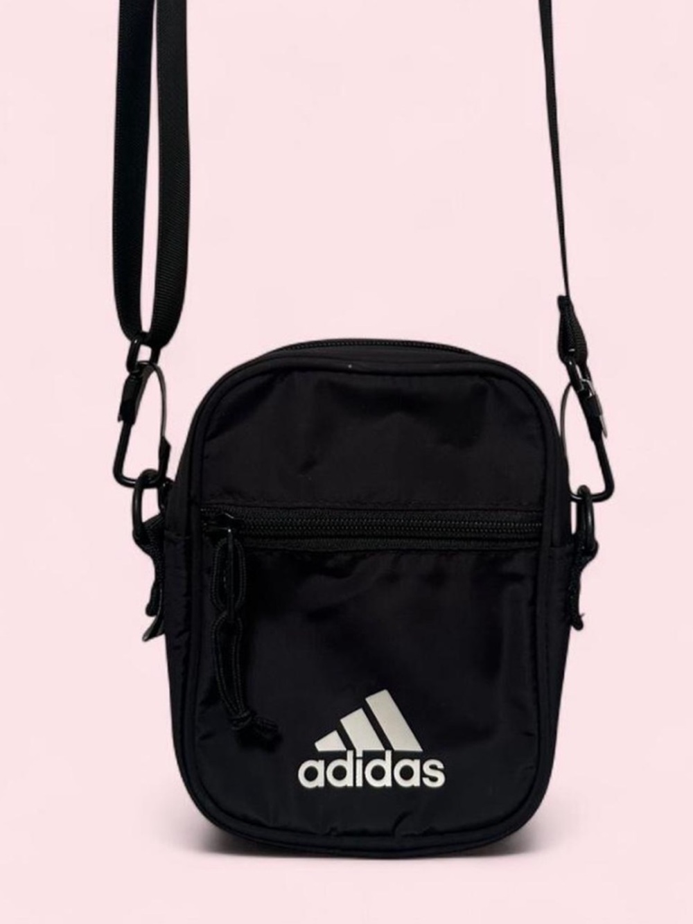 adidas Black Small Crossbody Organizer Bag